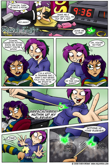 [Naga's Den (Darin Brown)] Wand Fight cover