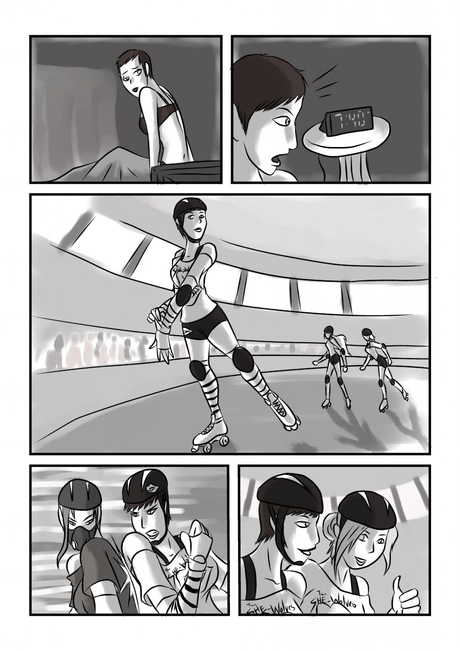 Roller Derby She-Wolf page 8 full