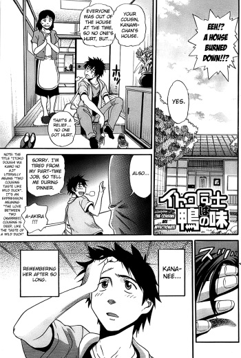 [DISTANCE] Itoko Doushi wa Kamo no Aji (Young Comic 2008-09) [English] [Mikakunin] cover