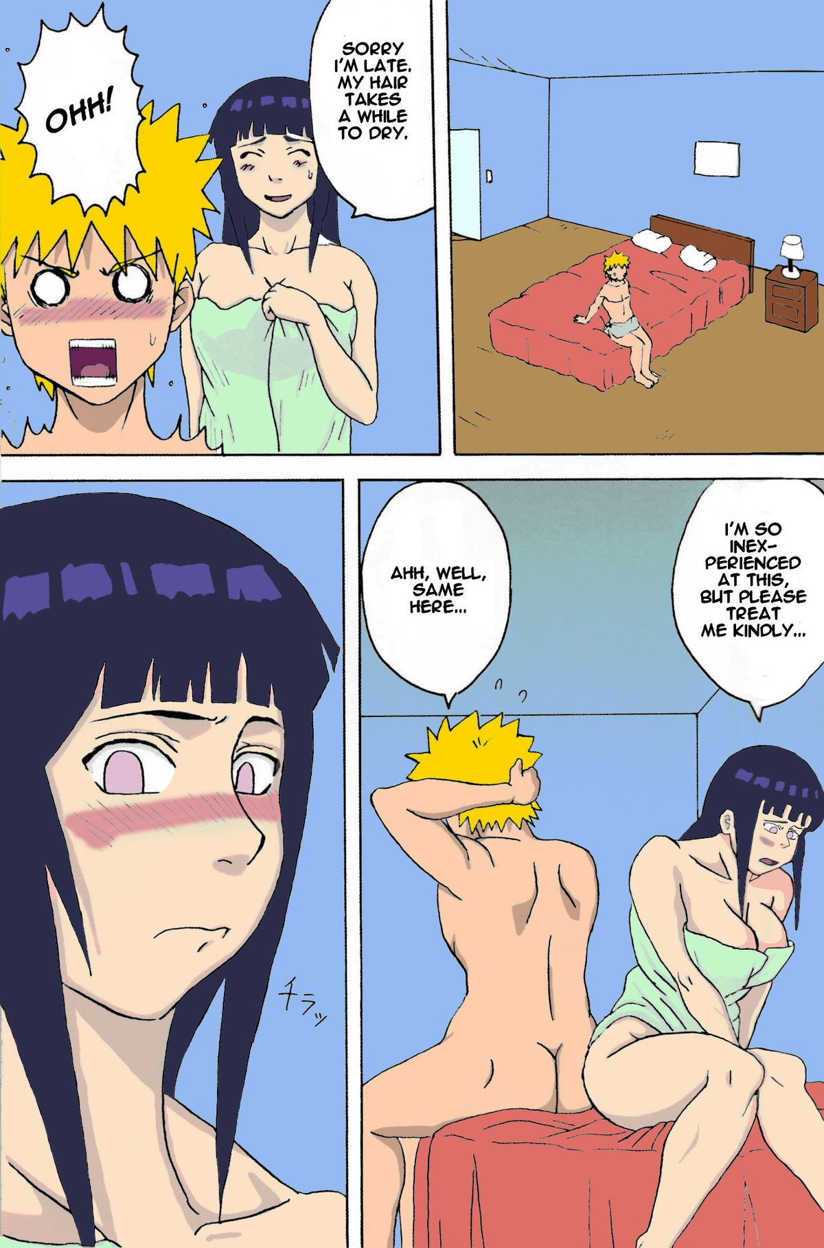 Hinata Ganbaru! Hinata Fight page 12 full