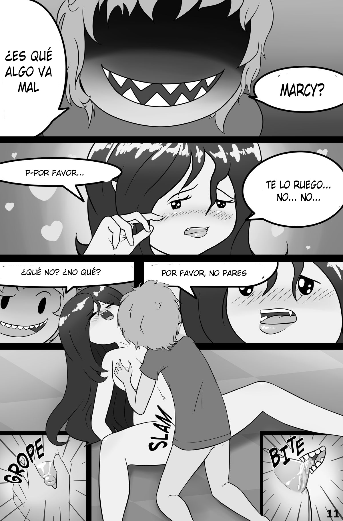 MisAdventure Time Issue #1 - Marceline's Closet Color | Desventura Tiempo Número #1 - El Baño De Marceline page 12 full