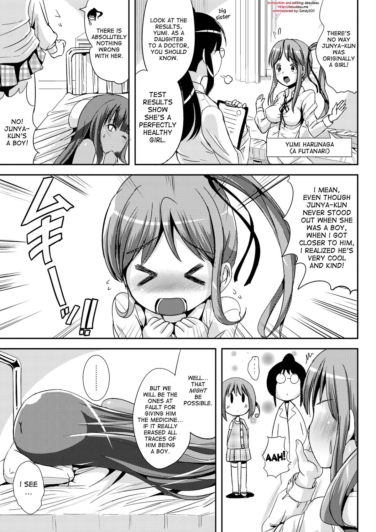 Asa Onna na Ore to Futanarikko Ojousama 3 LIVE A LIVE page 5 full