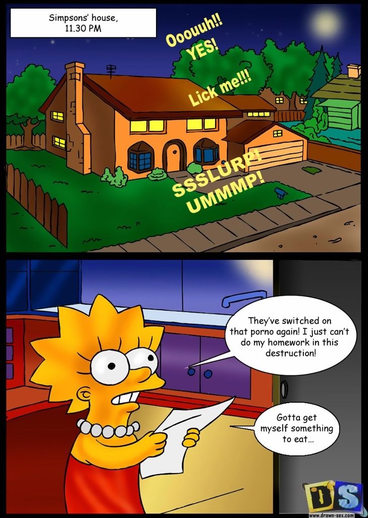 Simpson's House at 1130 P.M page 1 full