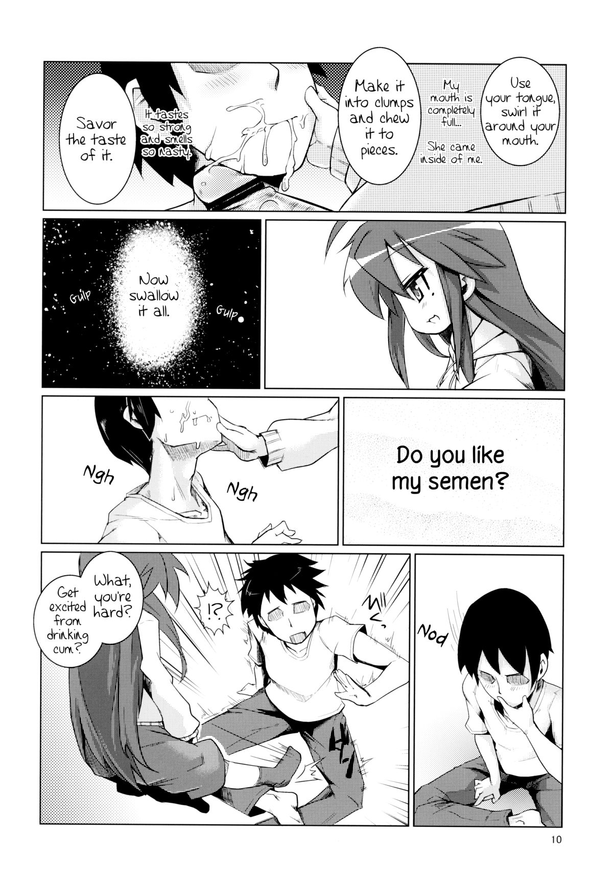 Kona-chan ni Oshiri Ijirareru Hon | Konata Plays with your Butt   =SW= page 10 full