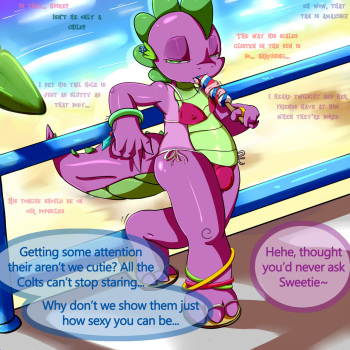 [Saurian] Spike: Swimsuit cover