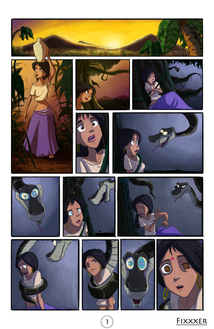 Shanti and Kaa page 1 full