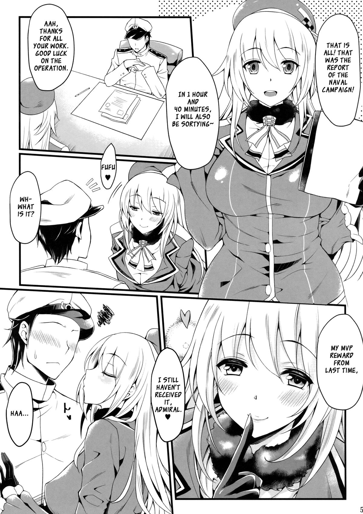 Atago to Yasen ni Totsunyuu su! page 4 full