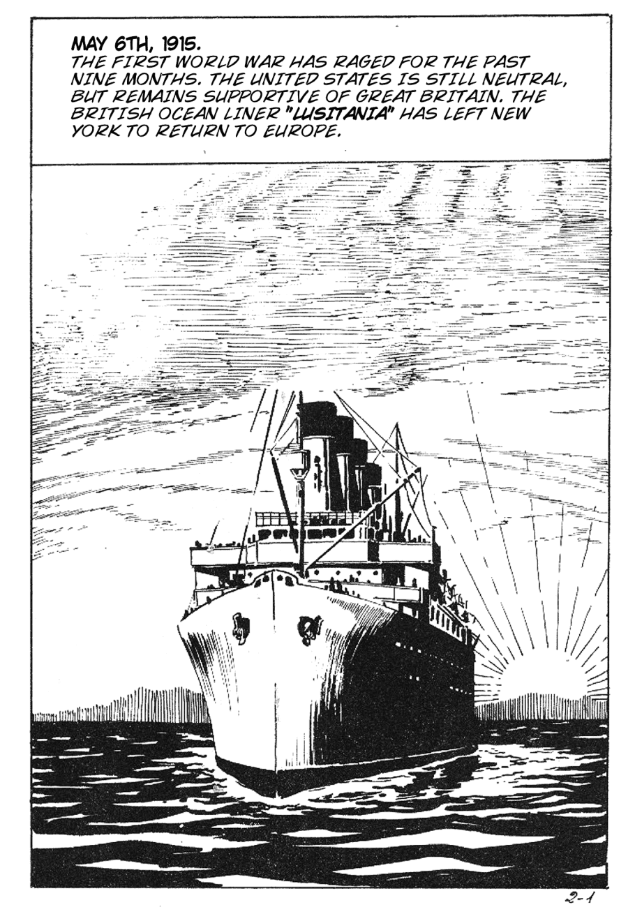 Guerra #02: L'Affondamento del Lusitania page 3 full