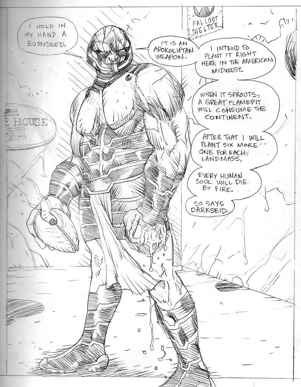 Starfire vs. Darkseid page 3 full