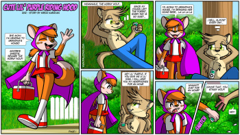 [Palcomix] Cute Lil' Purple Riding Hood (Little Red Riding Hood) cover