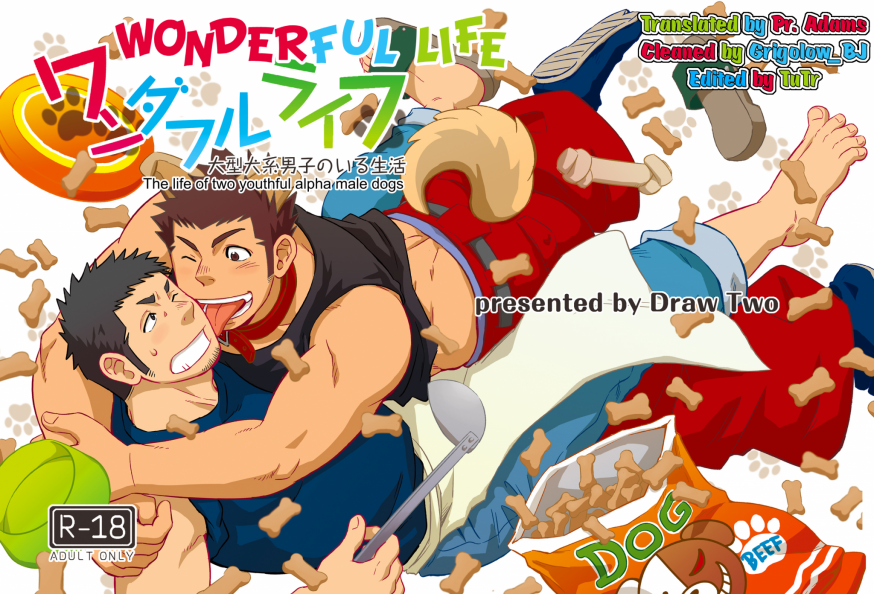 Wonderful Life - Oogataken-kei Danshi no Iru Seikatsu | Wonderful Life - The life of two youthful alpha male dogs page 1 full