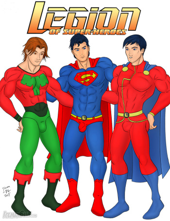 [Iceman Blue] Legion of Super-Heroes cover