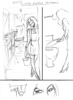 Drew's Slutty Purple Pajamas