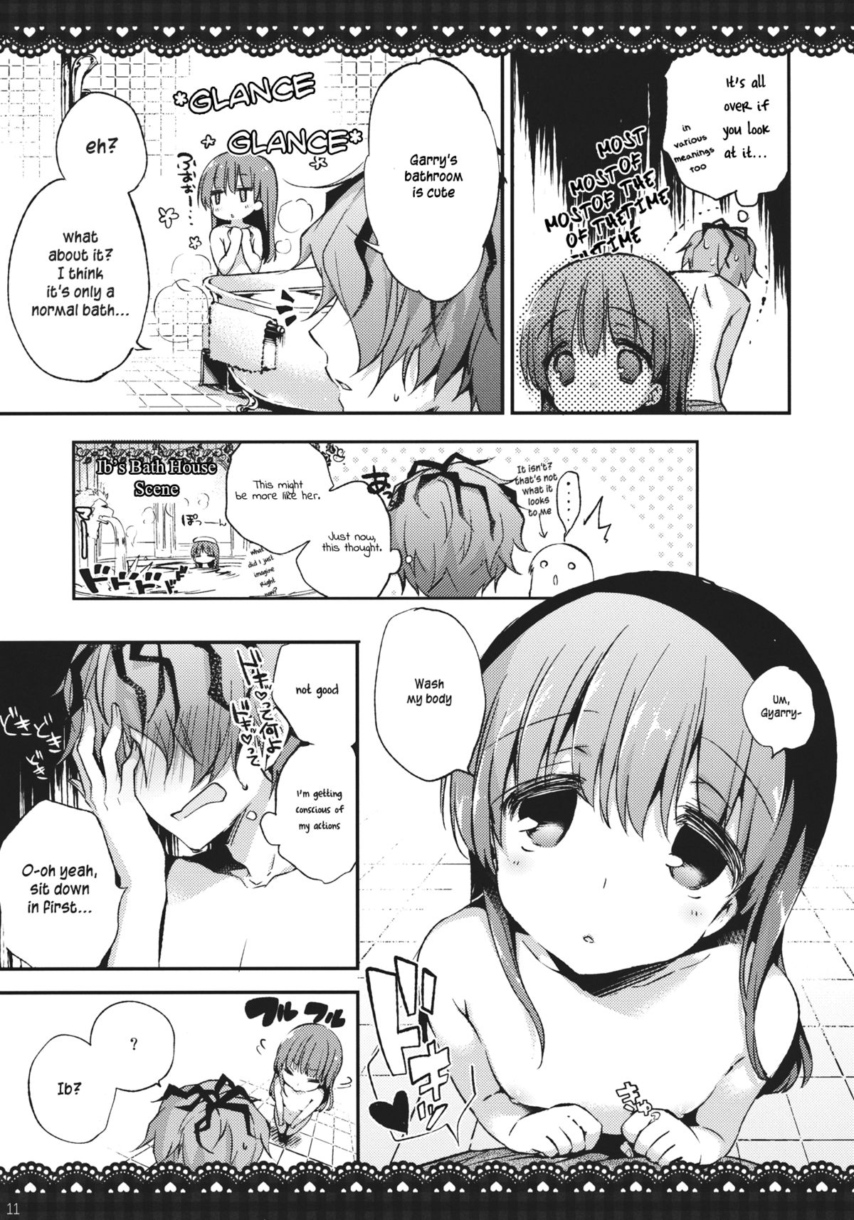 Ib to Garry o Issho ni Ofuro ni Ireru to Dou Naru no? | What happens when you're in a bath together, Garry and Ib? page 10 full