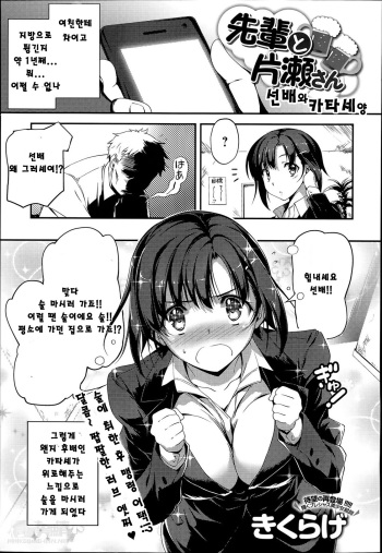 [kigurage] Senpai To Katasesan (COMIC Anthurium 013 2014-05) [Korean] cover