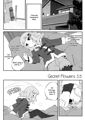 (C84) [Purimomo (Goyac)] Himegoto Flowers 3.5 | Secret Flowers 3.5 (YuruYuri) [English] [Yuri-ism] cover