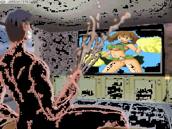He Masturbate watching Hentai and Anime Babes on the TV (Vol.2) cover