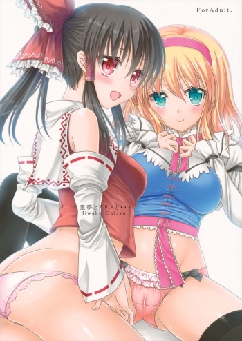 (Kouroumu 9) [IIWAKE-GAISYA (Shigemiya Kyouhei)] Reimu to Alice to... (Touhou Project) cover