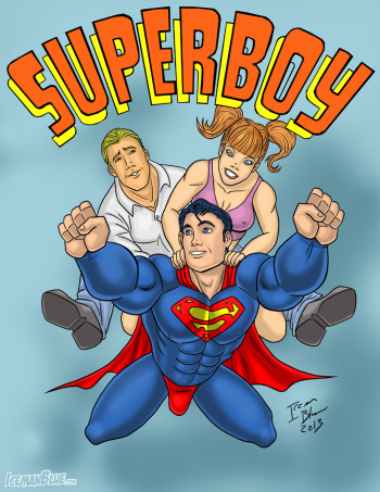 [Iceman Blue] Superboy cover