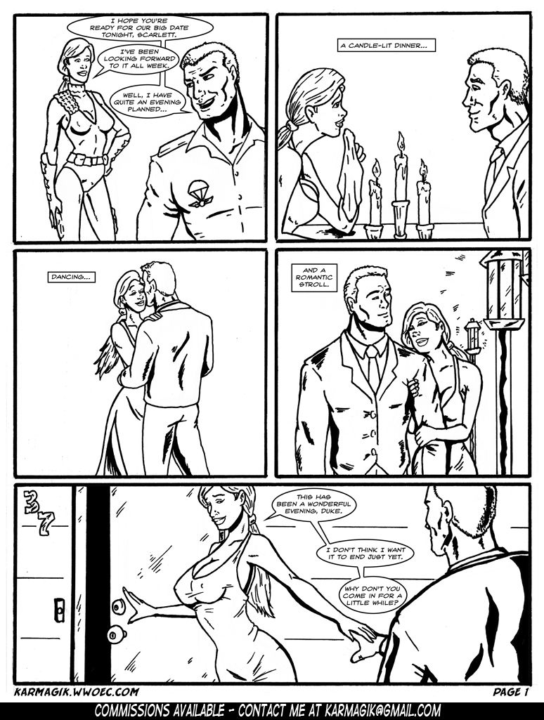 Subjugating Scarlett page 1 full
