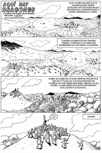 [Karno (Kjartan Arnorsson)] Here There be Dragons(Spanish) cover