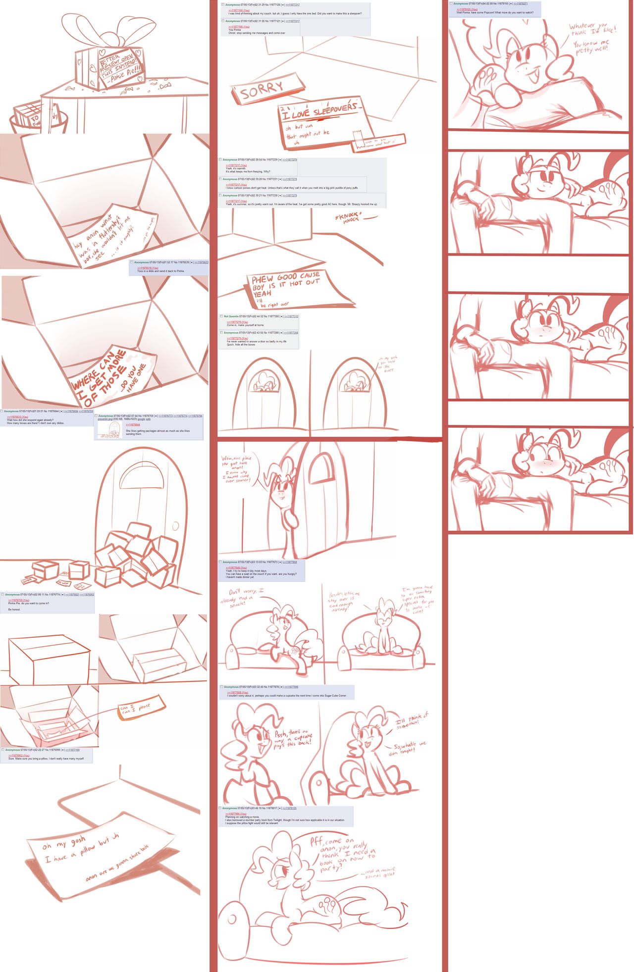 Pinkie Pie's Sleepover Quest page 1 full