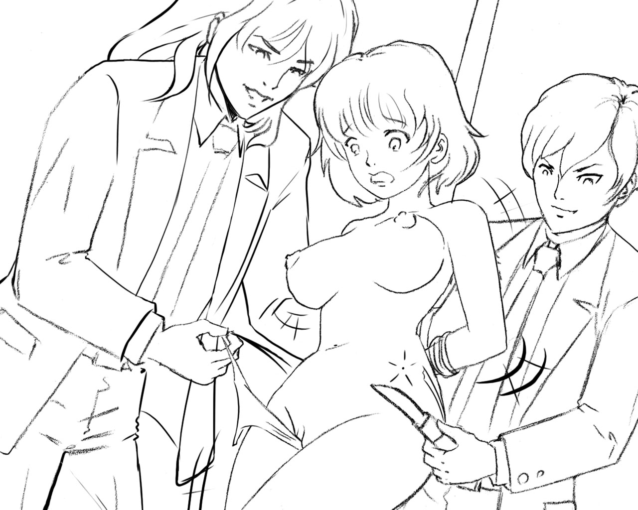 Schoolgirl Experiment - Sketch collection page 11 full