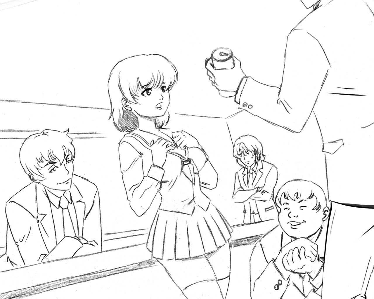 Schoolgirl Experiment - Sketch collection page 2 full
