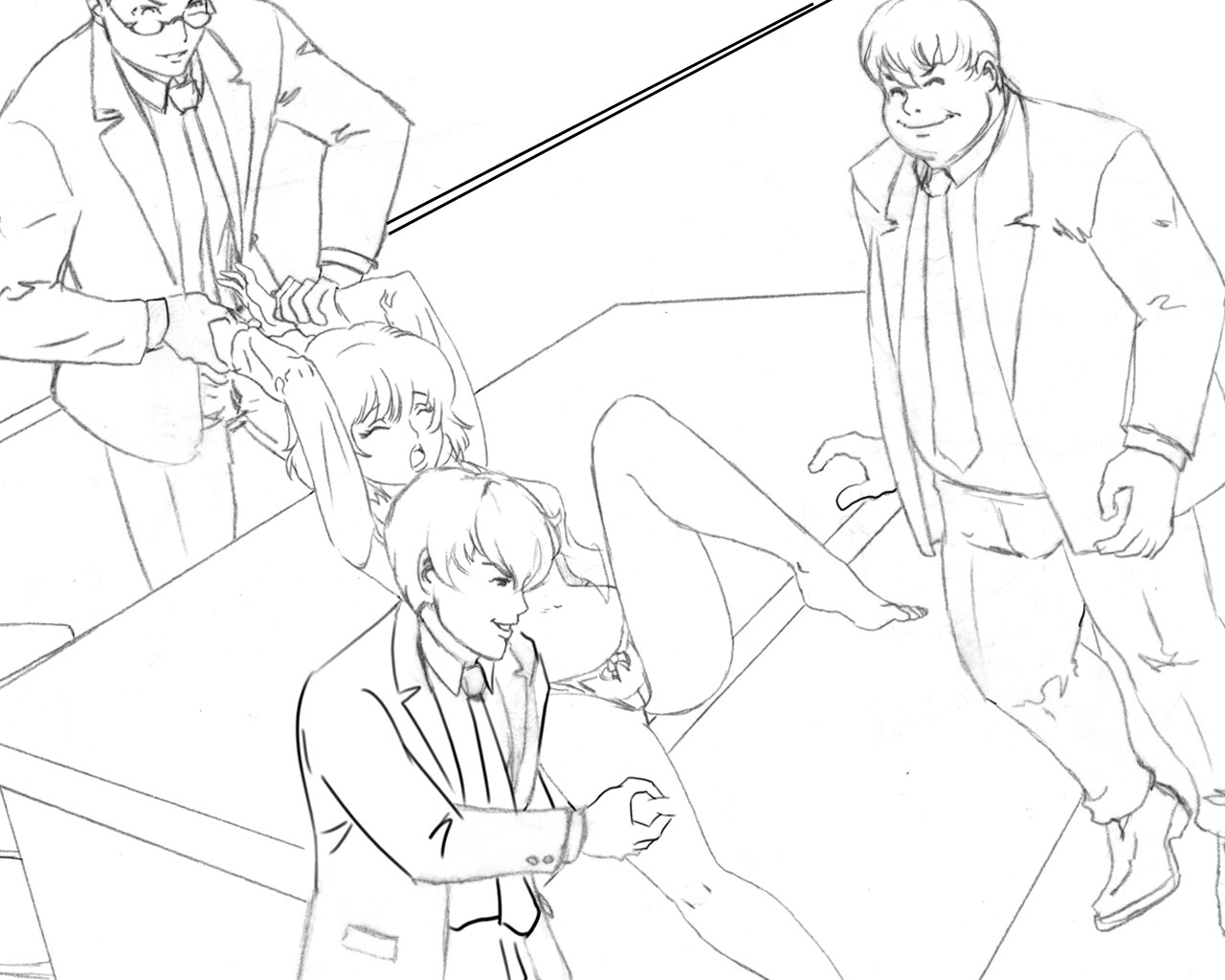 Schoolgirl Experiment - Sketch collection page 4 full