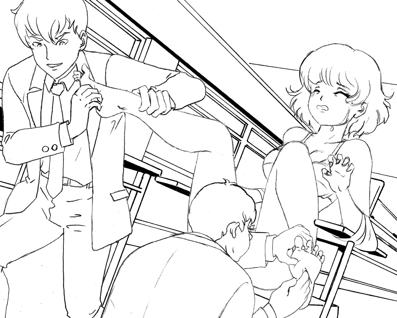 Schoolgirl Experiment - Sketch collection page 7 full