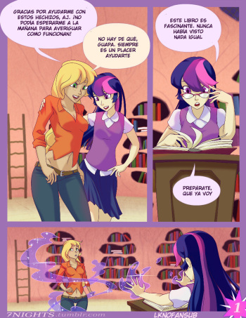 [7nights] Tome of Erotic Fantasies (My Little Pony: Friendship is Magic) [Spanish] [LKNOFansub] cover