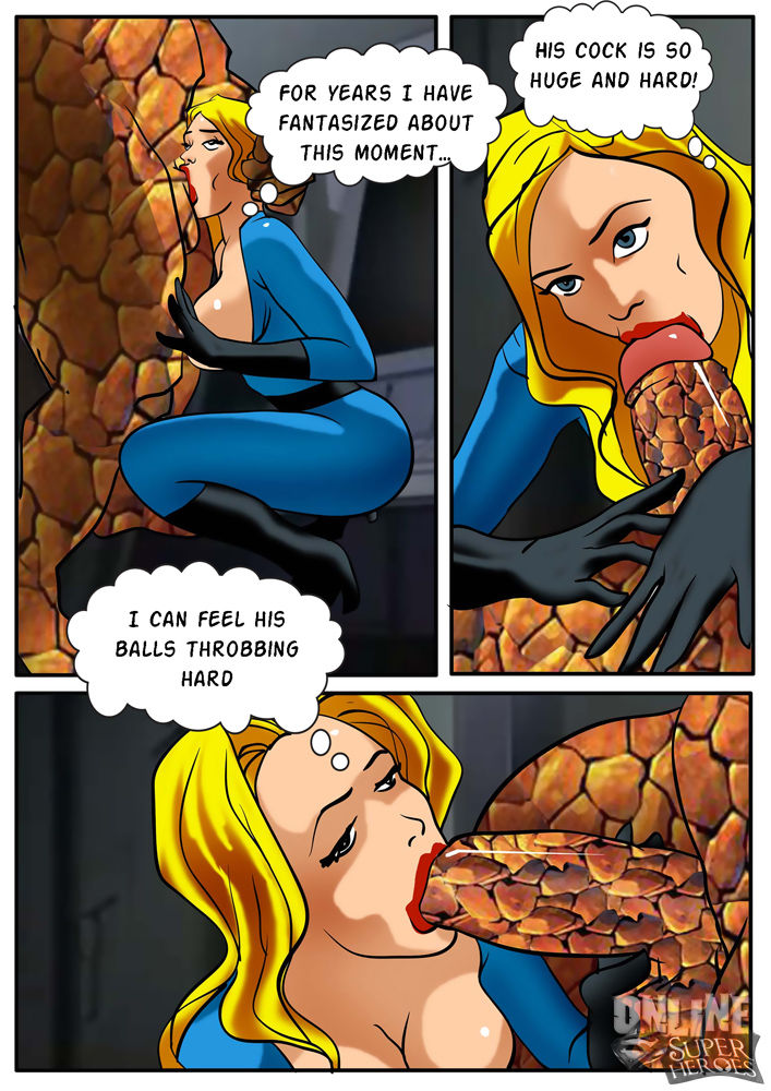 Invisible Woman gangbanged by the rest of the Fantastic Four page 2 full