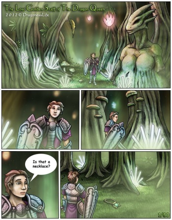 [DragonessLife] The Lost Golden Staff of The Dragon Queen cover