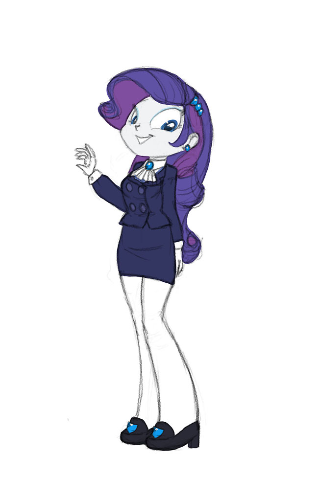 Equestria Girls Rarity Bound page 1 full