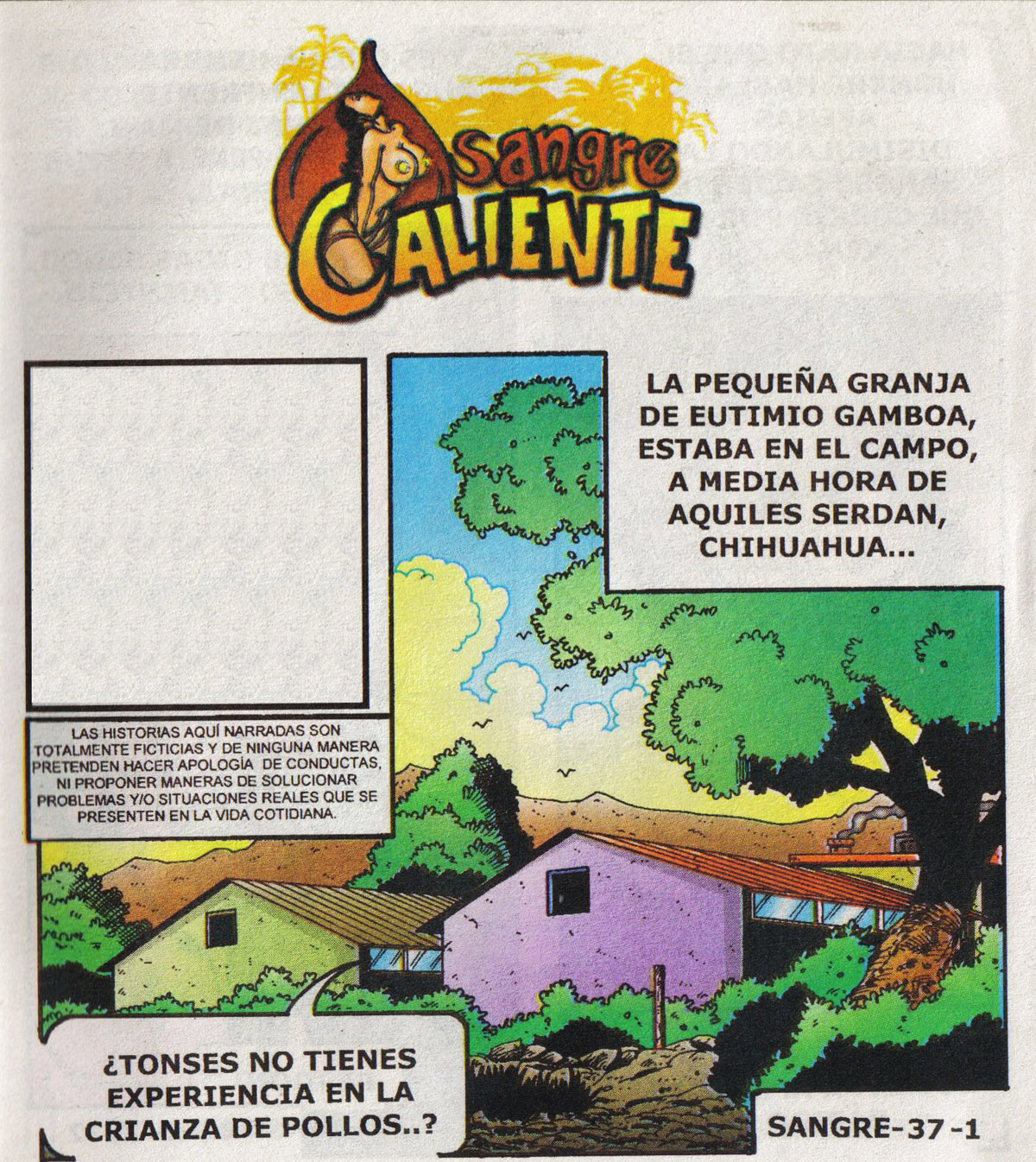 Sangre Caliente #37 page 2 full