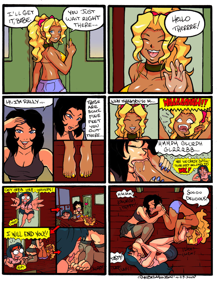 At Home Footy Fun With Mihoshi & Kiyone page 3 full