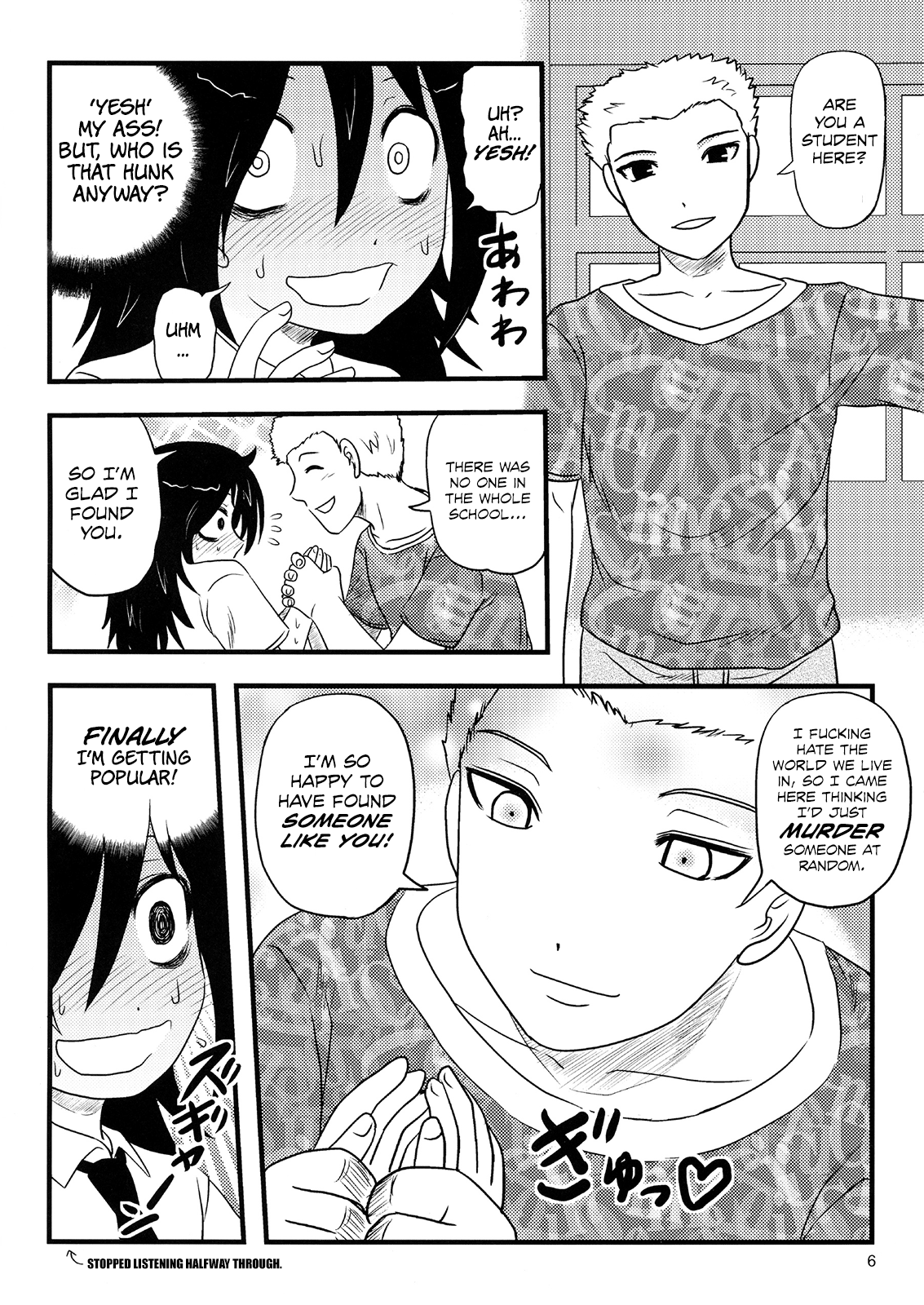 Motenaishi Ryonarareru! | I'm Unpopular, So I'm Getting Killed!   =LWB= page 6 full