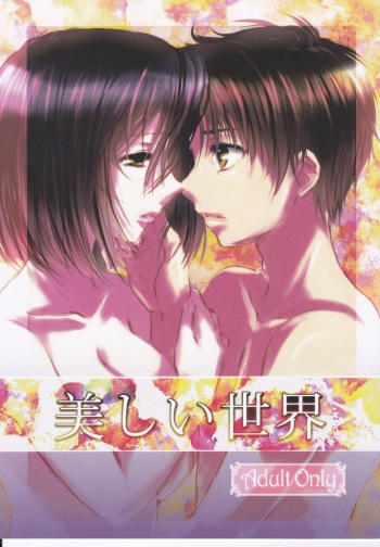 (FALL OF WALL2) [Armeria (Umichika)] Utsukushii Sekai (Shingeki no Kyojin) cover