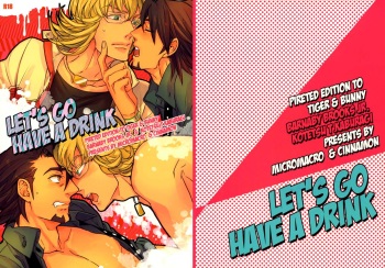 (Boku no Hero) [MICROMACRO, cinnamon (Yamada Sakurako, Macho)] LET'S GO HAVE A DRINK (TIGER & BUNNY) [English] [Harudaki] cover