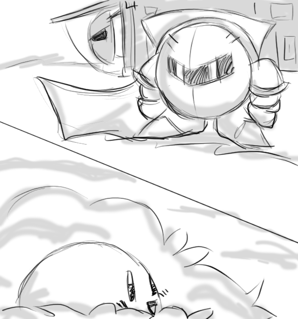 Meta Knight X Kirby page 1 full