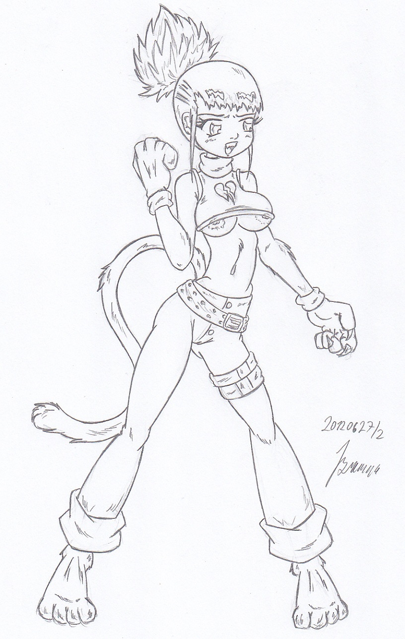 My miny Rika Nonaka_digimon tamers Sketches work_4 page 11 full
