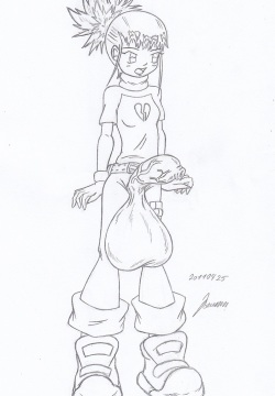 My miny Rika Nonaka_digimon tamers Sketches work_4