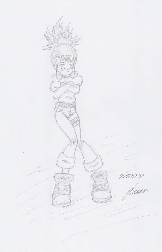 My miny Rika Nonaka_digimon tamers Sketches work_1 page 11 full