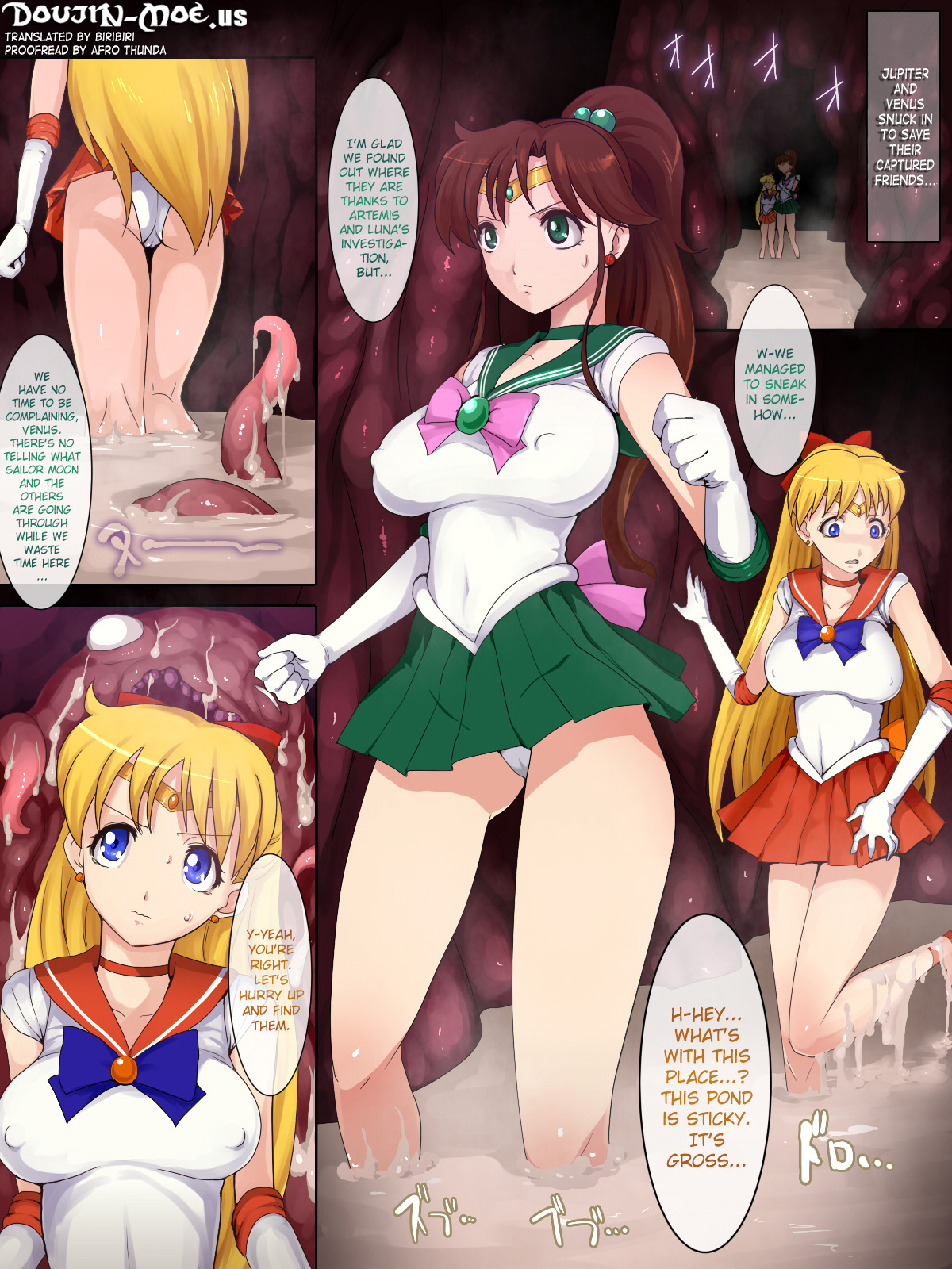Sailor Scouts Tentacle Gang R*pe 2 page 2 full
