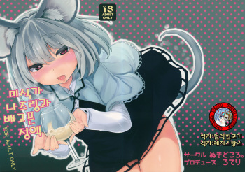 (Reitaisai 10) [Nukidokoro. (Roteri)] Gourmet Nazrin to Harapeko Semen (Touhou Project) [Korean] [Team Pure Abyss] cover