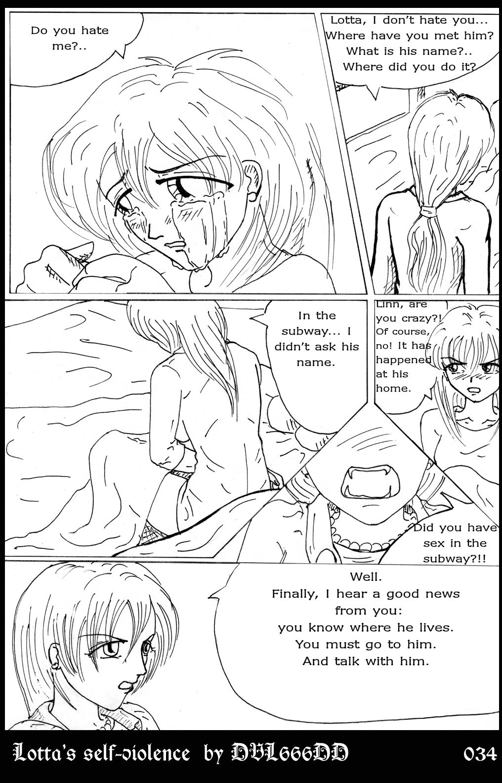 Lotta's self-violence - Volume #1 page 2 full