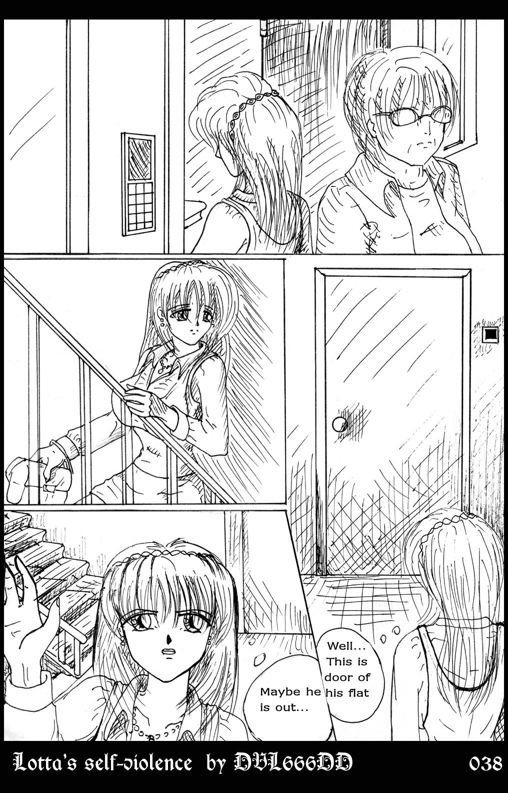 Lotta's self-violence - Volume #1 page 6 full