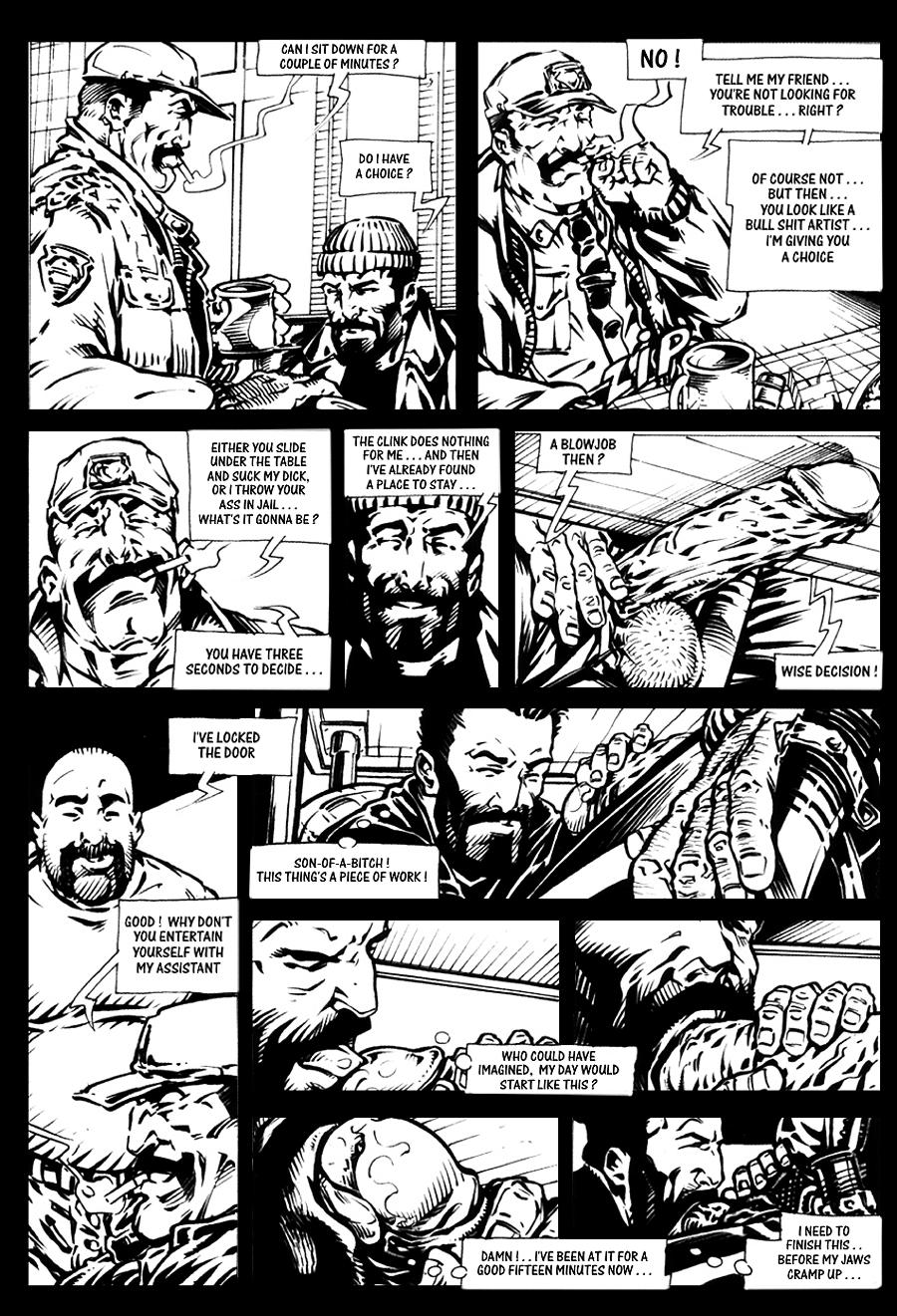 Logan - Western Gay Porn Comix - Homophobic Redneck Dicks page 6 full