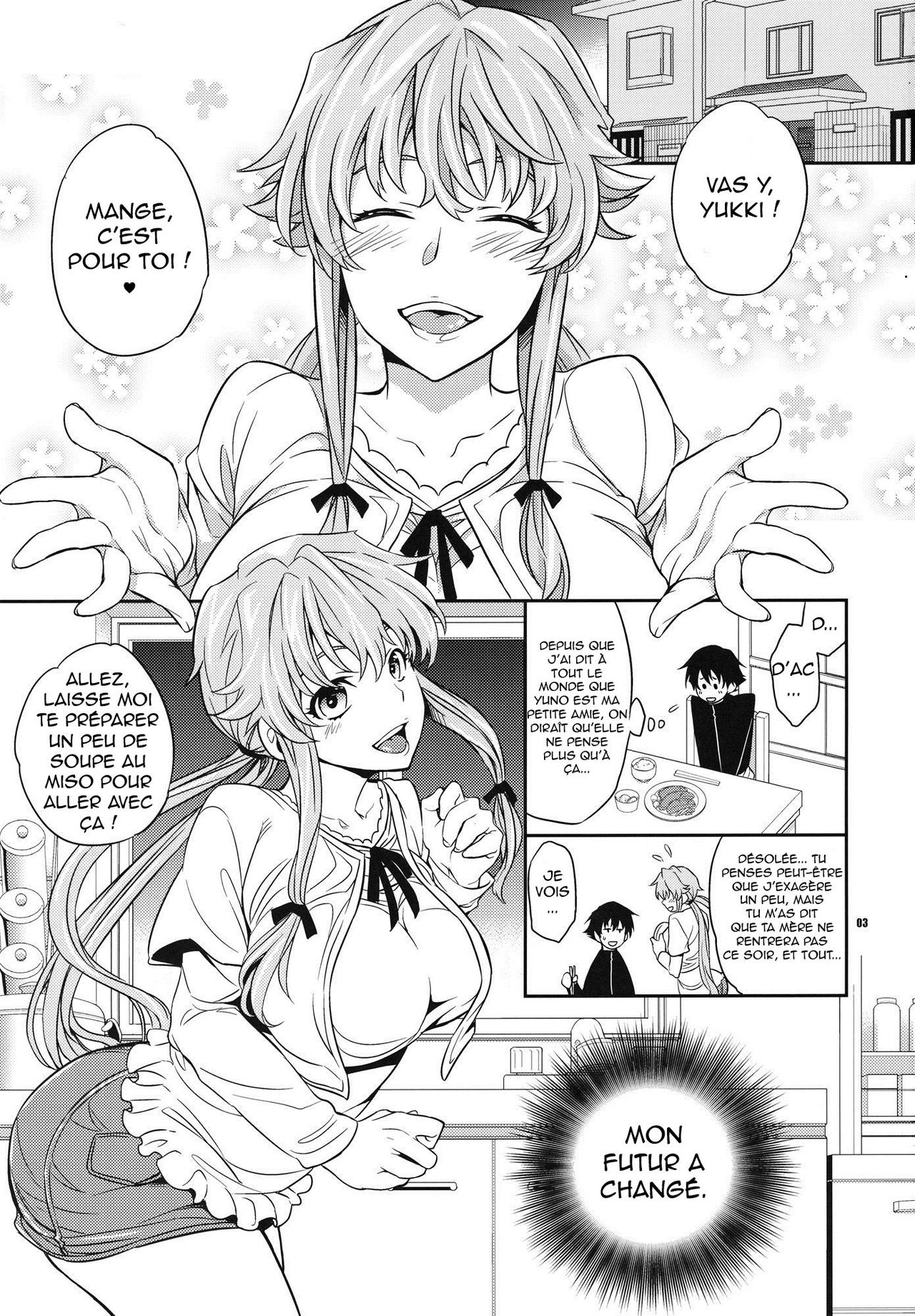 Yuki Yuno Ai no Mirai Nikki | Le Journal du Futur de l'Amour de Yuno et Yukki page 2 full