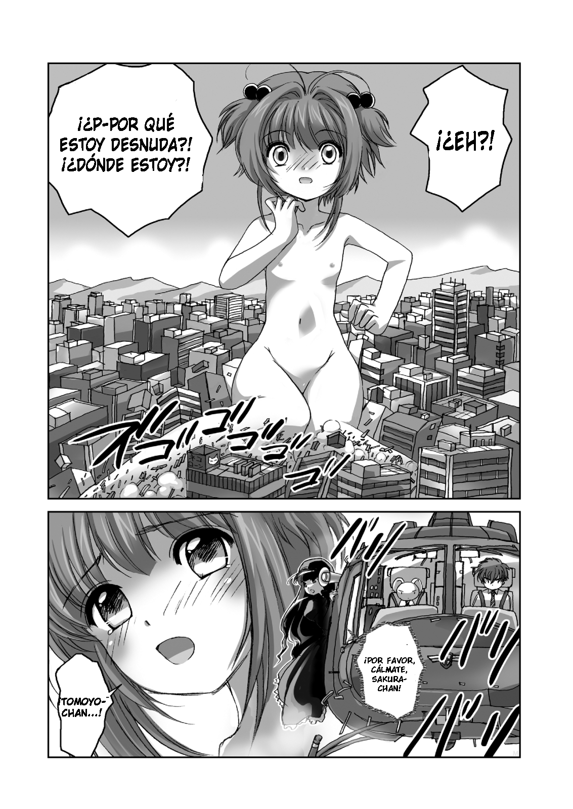 Sakura, Kaijuu ni Nacchatta?! | ¡¿Se Convritió en un Monstruo? page 3 full